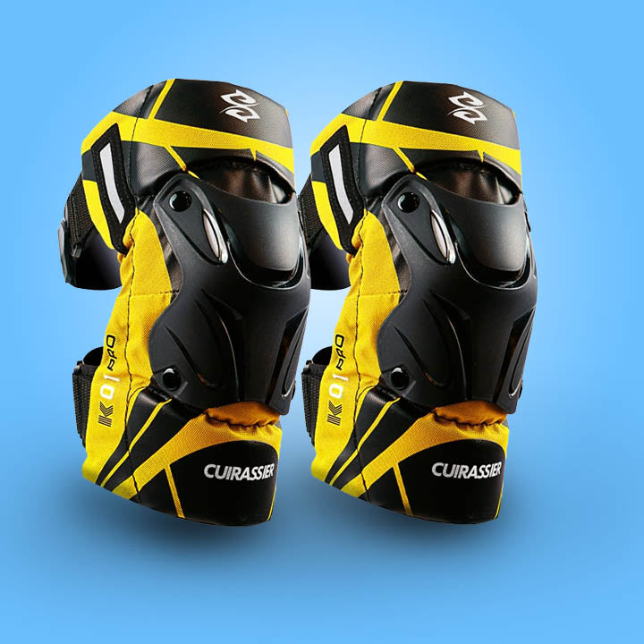 Protection Genou Moto jaune